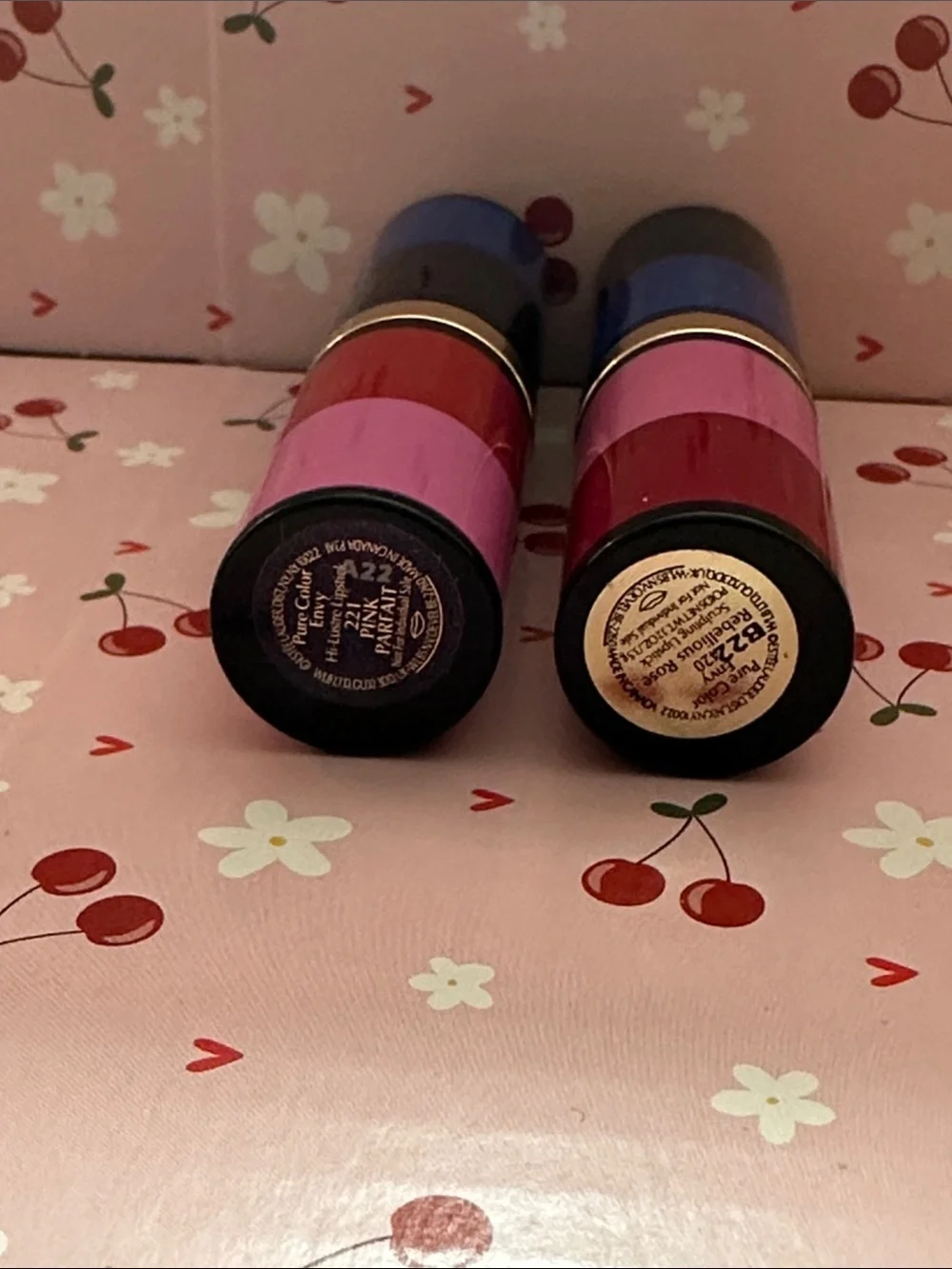 Estée Lauder Pure Color Envy Rebellious Rose & Pink Parfait Lipsticks,New